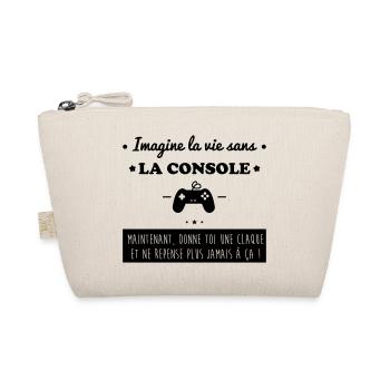 La console,geek,gamer,gaming - Trousse biologique - nature - Devant