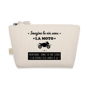 La vie sans la moto,motard,motards,Moto,Motard - Trousse biologique - nature - Devant