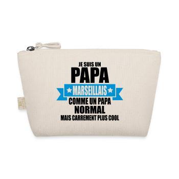 je suis un papa marseillais comme un papa normal - Trousse biologique - nature - Devant