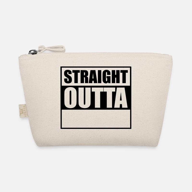 Straight outta - Bio-Täschchen - Natur