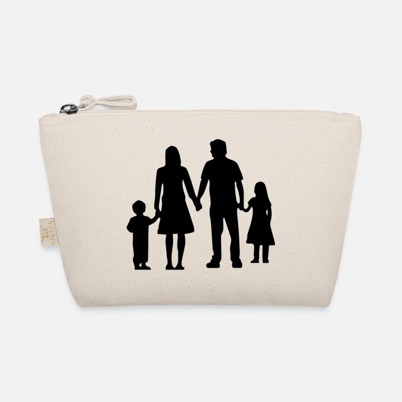 Familie - Bio-Täschchen - Natur