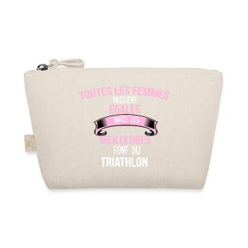 Triathlon cadeau humour - Trousse biologique - nature - Devant