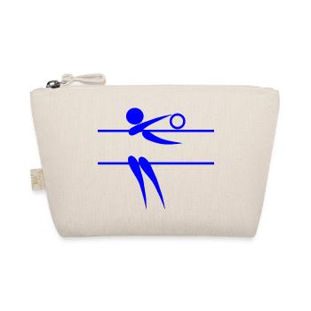 volleyball sports player spieler game waterball18 - Bio-Täschchen - Natur - Vorne