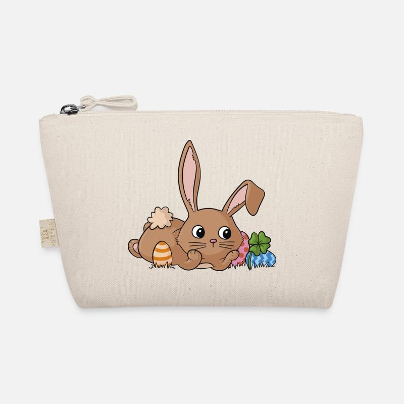 Träumender Comic Osterhase Bio-Täschchen