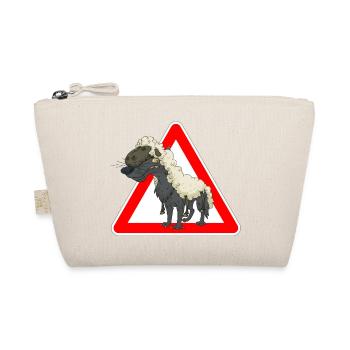 Wolf - Bio-Täschchen - Natur - Vorne