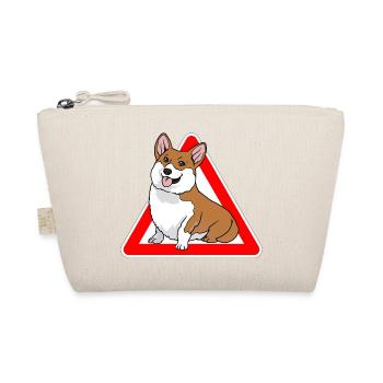 Welsh Corgi Pembroke Cardigan Dog - Organic Pouch - nature - Front
