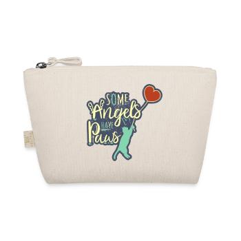Vintage couleurs Rétro chat mignon disant amour - Trousse biologique - nature - Devant