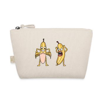 Banana Revelation Funny Gift - Organic Pouch - nature - Front
