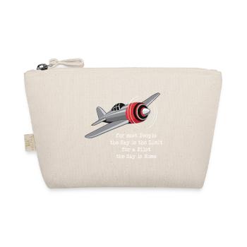 Avion d'aviation pilote cadeau de vol - Trousse biologique - nature - Devant