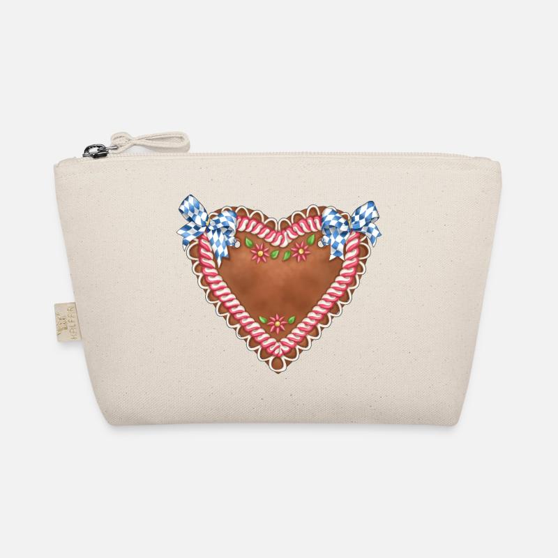 gingerbread heart Organic Pouch