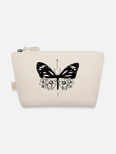 FlowerButterfly - Organic Pouch - nature - Front