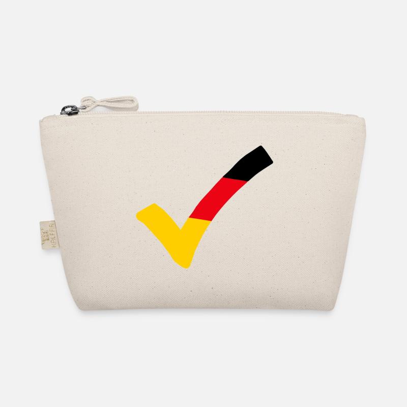 Hook Germany black-red-gold Check BRD Organic Pouch