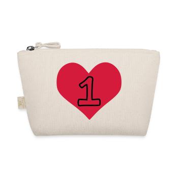 N ° 1 et de coeur - Trousse biologique - nature - Devant