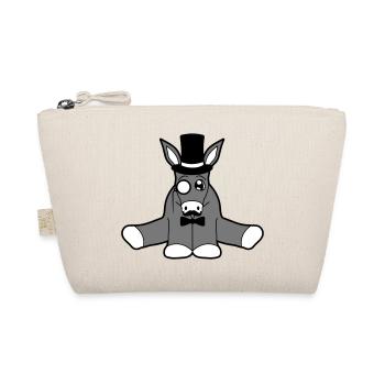 riche monsieur monsieur moustache moustache mono - Trousse biologique - nature - Devant