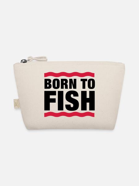 born_to_fish__f2 - Organic Pouch - nature - Front