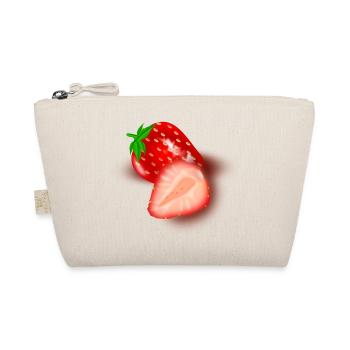 Illustration en coupe de fraise - Trousse biologique - nature - Devant