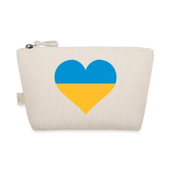ukraine herz - Organic Pouch - nature - Front