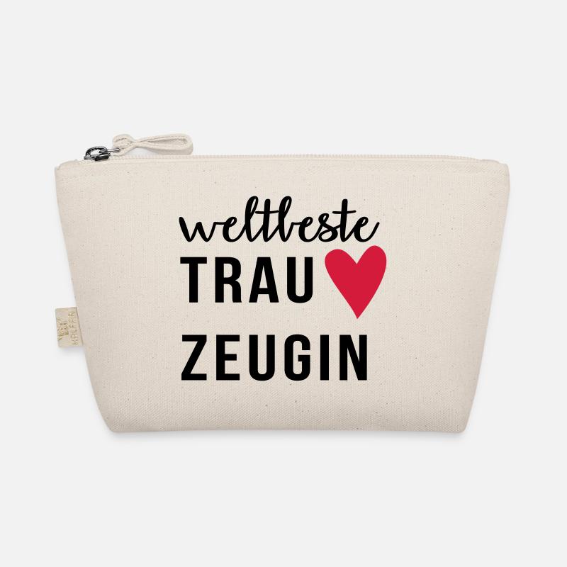Weltbeste Trauzeugin - Bio-Täschchen - Natur
