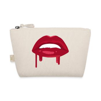 Juicy Lips Rot - Bio-Täschchen - Natur - Vorne
