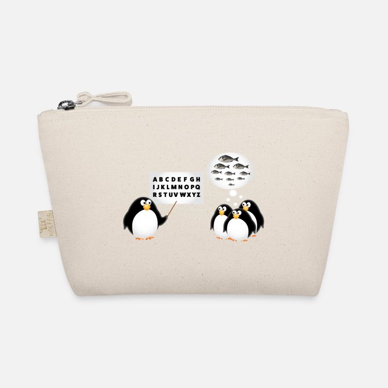 Schule - Pinguin Bio-Täschchen