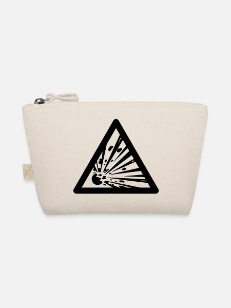 Gefahrensymbol - Sprengstoffe - Bio-Täschchen - Natur - Vorne