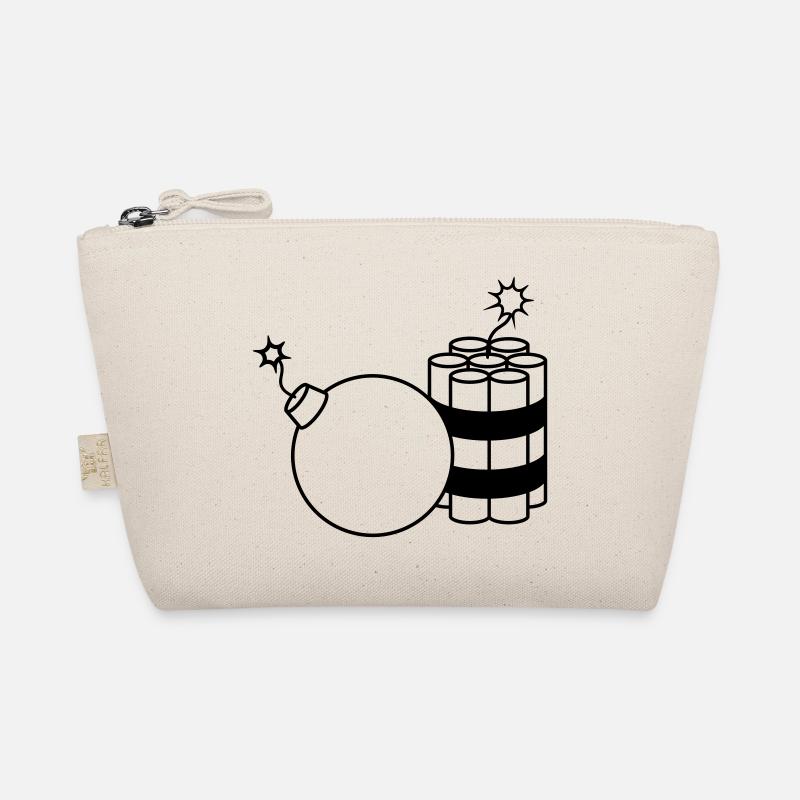 kugel rund brennt angezuendet rund kugel kreis tex Bio-Täschchen