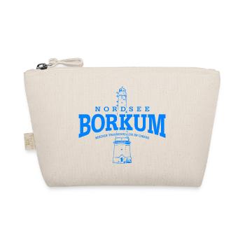 Borkum Nordsee (blau) - Bio-Täschchen - Natur - Vorne