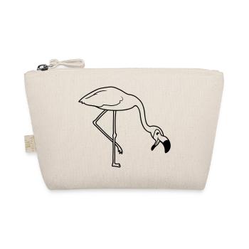 laugh mouth on food drink bow down flaming - Organic Pouch - nature - Front