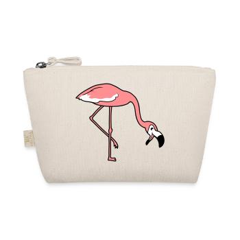 laugh mouth on food drink bow down flaming - Organic Pouch - nature - Front