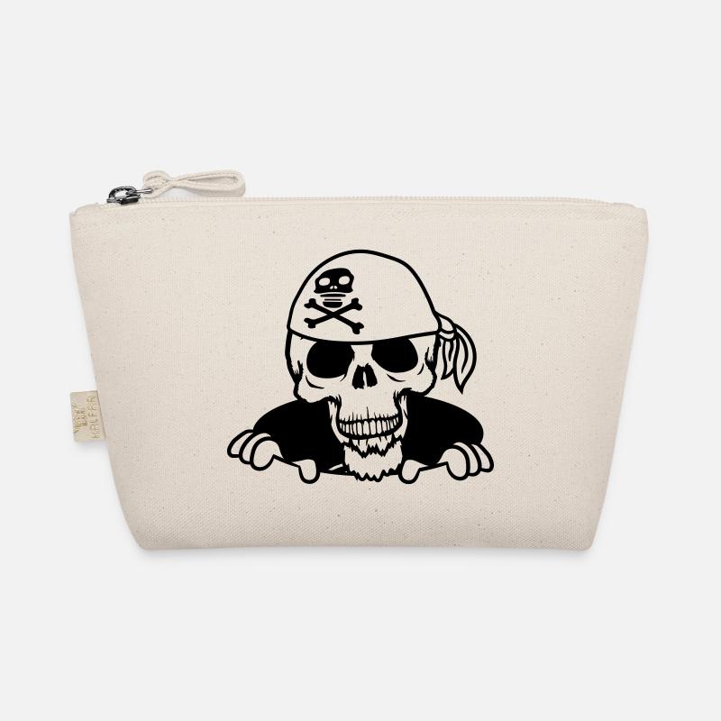 ground hole captain sailor pirate sailor old b Organic Pouch