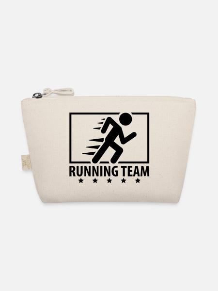 running_team_design_qu1 - Organic Pouch - nature - Front