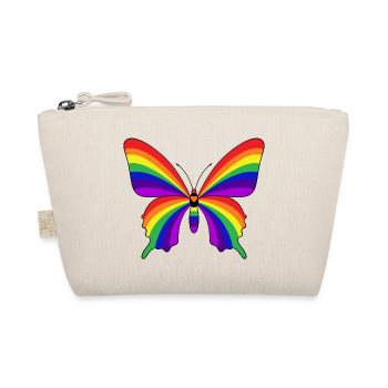 Rainbow Butterfly - Organic Pouch - nature - Front