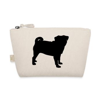 Mops - Bio-Täschchen - Natur - Vorne
