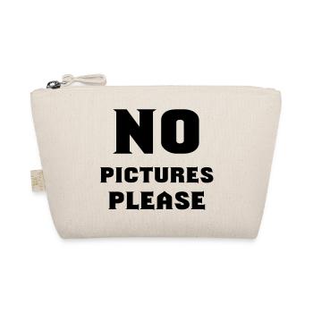 no pictures please - Bio-Täschchen - Natur - Vorne