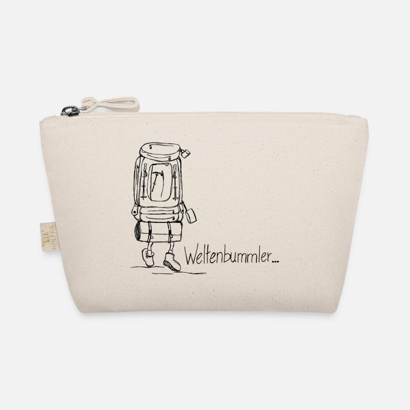 Weltenbummler, Reise - Bio-Täschchen - Natur