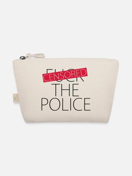 Fuck The Police - Censored - Organic Pouch - nature - Front