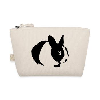 Cute Bunny Rabbit 01 - Bio-Täschchen - Natur - Vorne