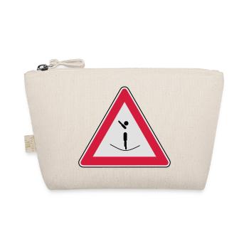 Vorsicht hier geht es hoch hinaus! - Organic Pouch - nature - Front