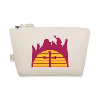 sun palms holiday sea beach island vacation church - Organic Pouch - nature - Front
