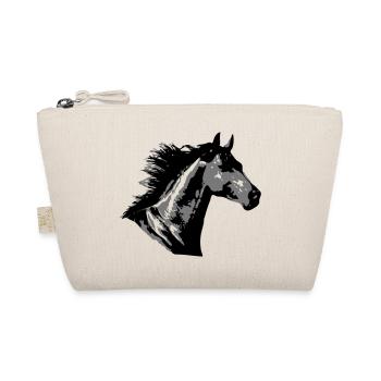 Beautiful Horse Head - Bio-Täschchen - Natur - Vorne