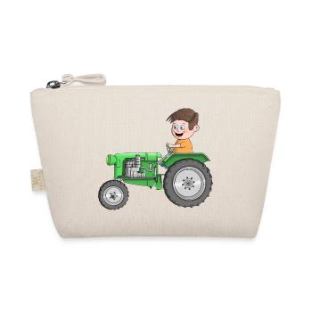 Traktor für Kinder - Bio-Täschchen - Natur - Vorne