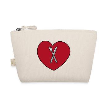 Cook a heart for food Restaurant Gourmet Cooking - Organic Pouch - nature - Front