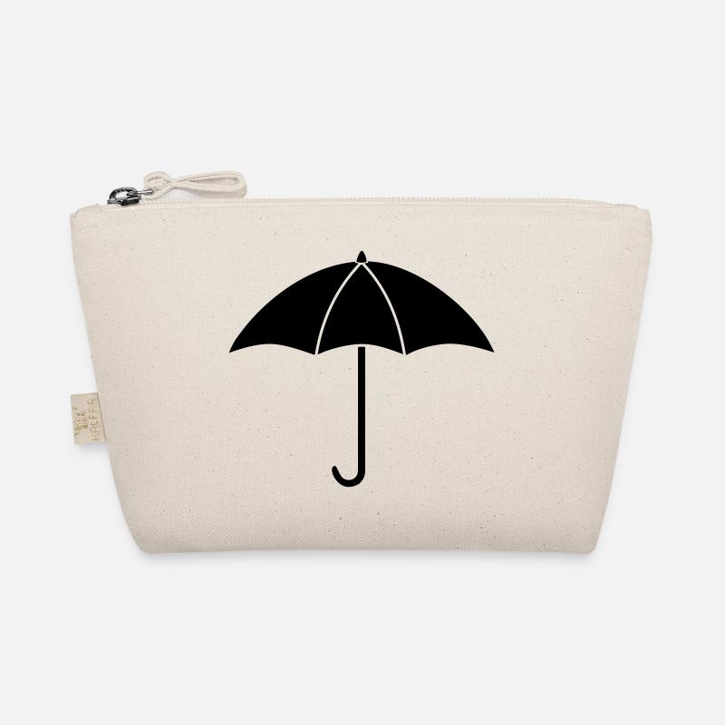 Regenschirm Schmuddelwetter Regen Wetter Geschenk Bio-Täschchen