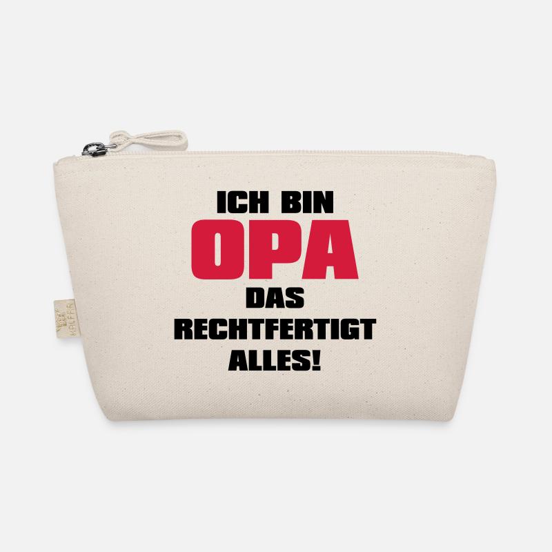 Ich bin Opa - Großvater Sprüche Geschenk Enkel Opi Bio-Täschchen
