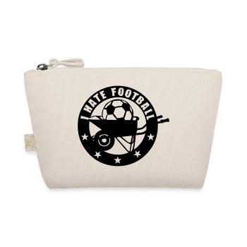 i hate football brouette logo - Trousse biologique - nature - Devant