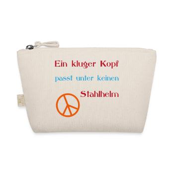 Spruch Rechts Rassismus Geschenk Aufruf Gewalt - Bio-Täschchen - Natur - Vorne