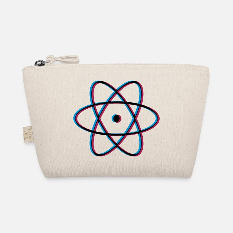3d atom molecule research science student wi Organic Pouch