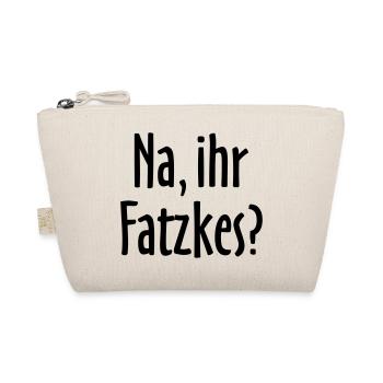 Lustiger Berlin Spruch: Na, ihr Fatzkes? - Bio-Täschchen - Natur - Vorne