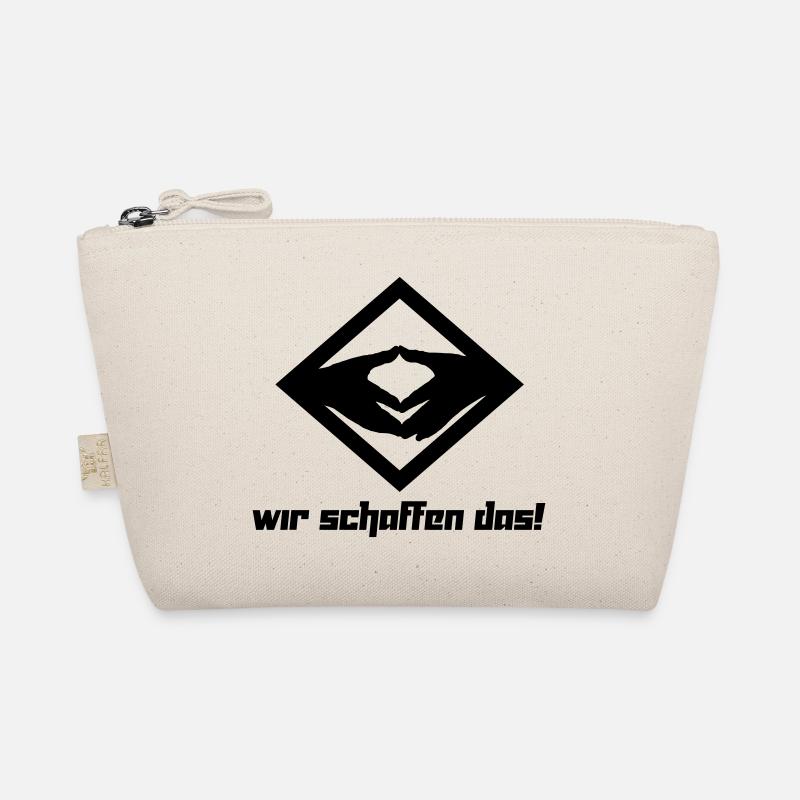 Wir schaffen das! (Vektor) Bio-Täschchen