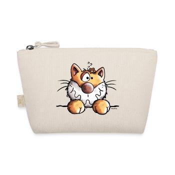 Cute Cat - Organic Pouch - nature - Front